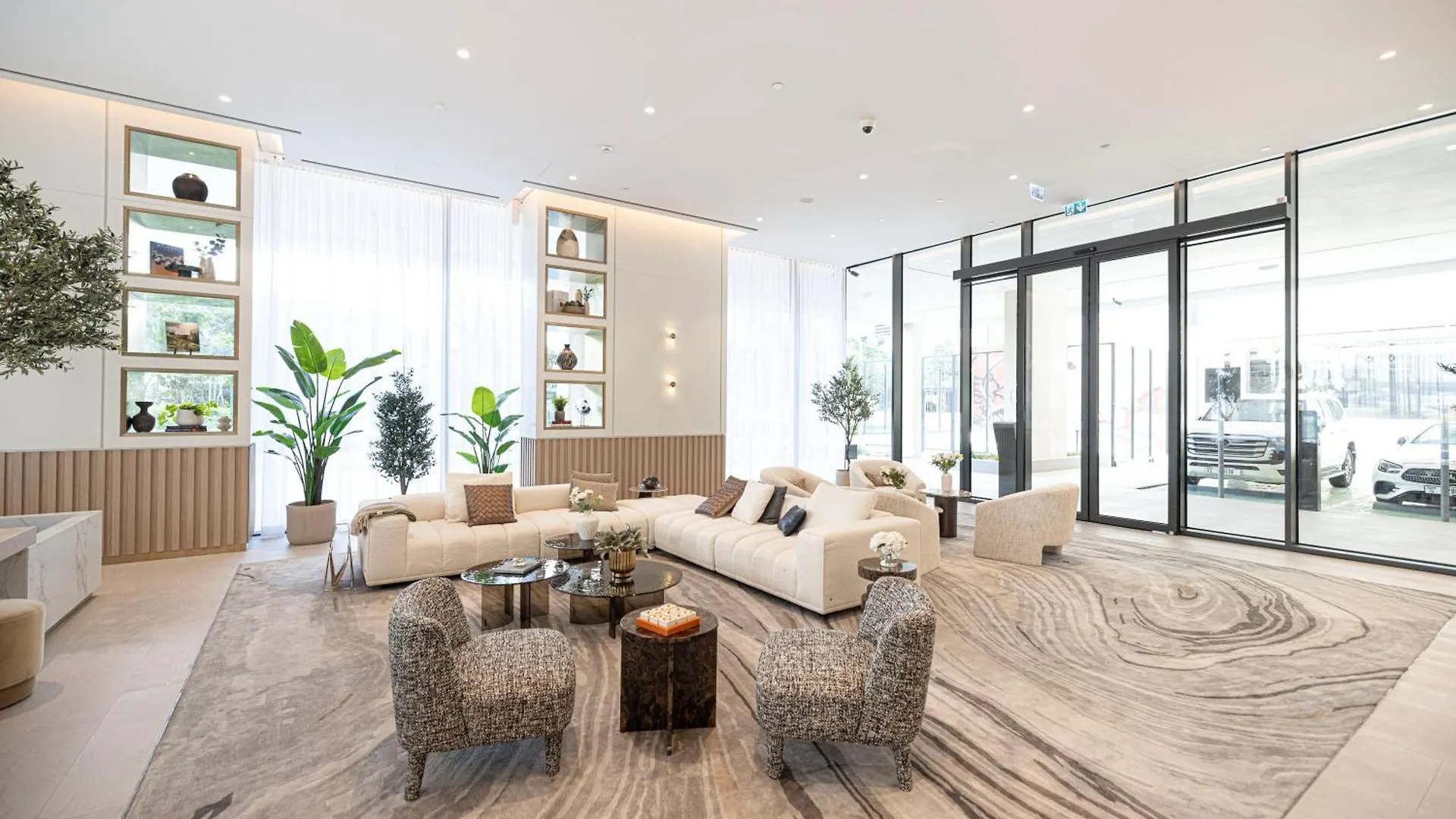 High-End 1Br-Panoramic Views, Pool With Burj Khalifa View, Padel & Rooftop Bbq Experience Dubai 0*,