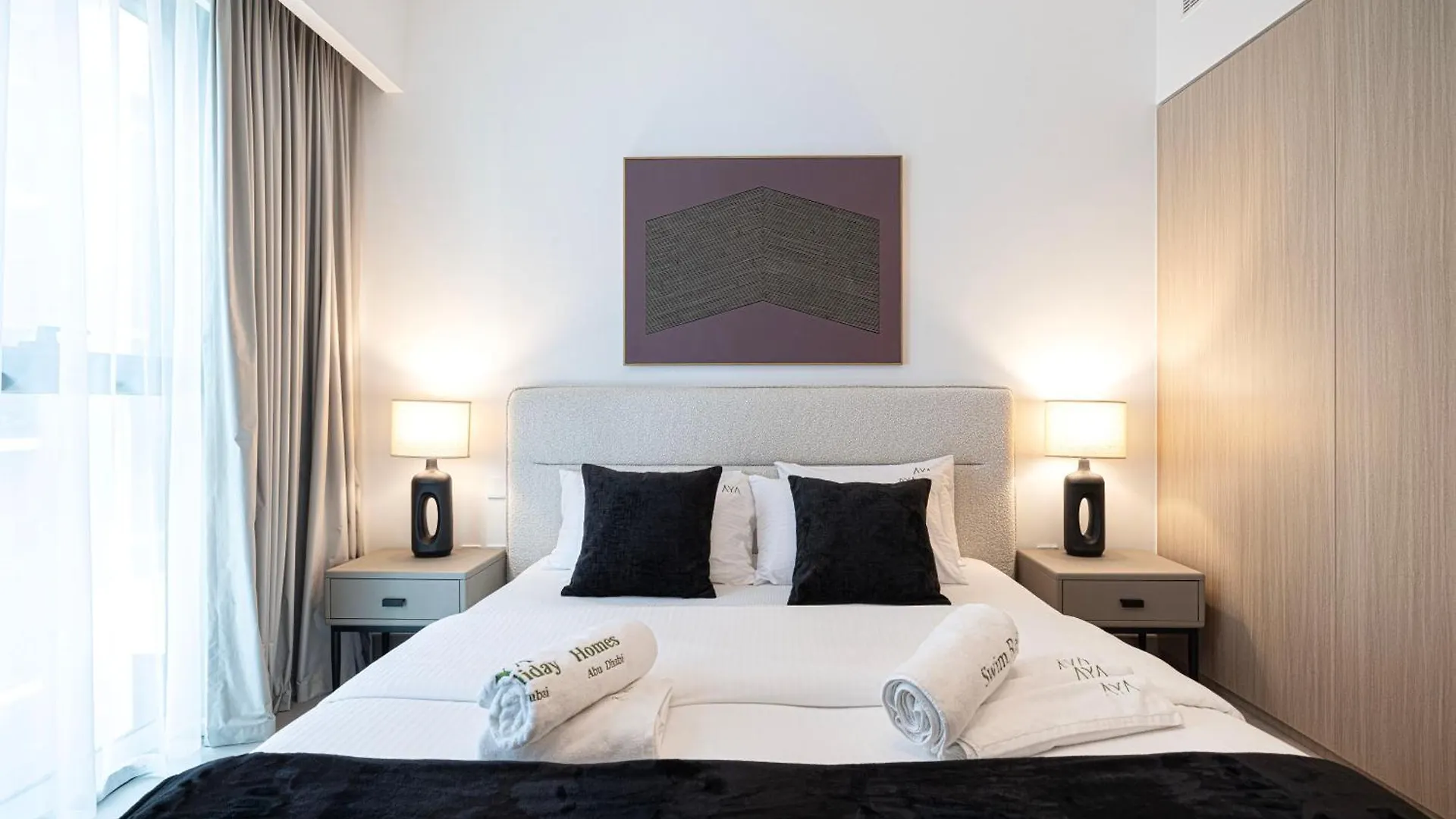 High-End 1Br-Panoramic Views, Pool With Burj Khalifa View, Padel & Rooftop Bbq Experience Dubai 0*,